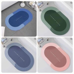 Water Absorbent Floor Mat (4 pcs)